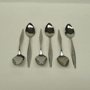 Oneida Stainless WOODMERE 4 3/8 Inch Demitasse or Coffee Spoons, Set of Six